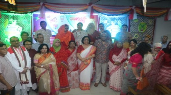 National Professor. Shahla Khatun with the faculty members