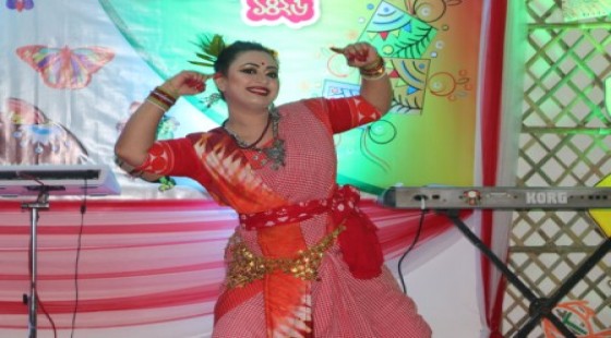 Dr. Moumita at her performance