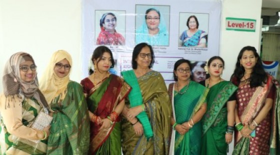 National Professor Shahla Khatun Madam and the faculty members of Gynaecology and obstetrics department of Green Life Medical College   